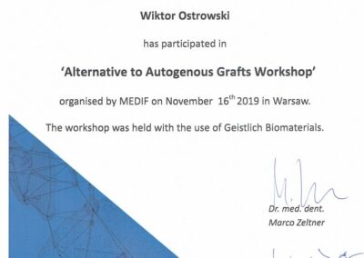 certyfikat dr Wiktor Ostrowski 9